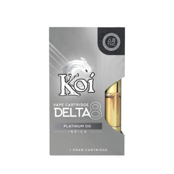 Koi CBD Delta 8 Vape - Platinum OG Cartridge - 1g Best Sales Price - Vape Cartridges