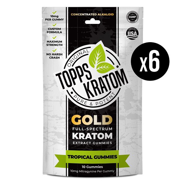 Gold Full-Spectrum Kratom Tropical Gummies Best Sales Price - Kratom