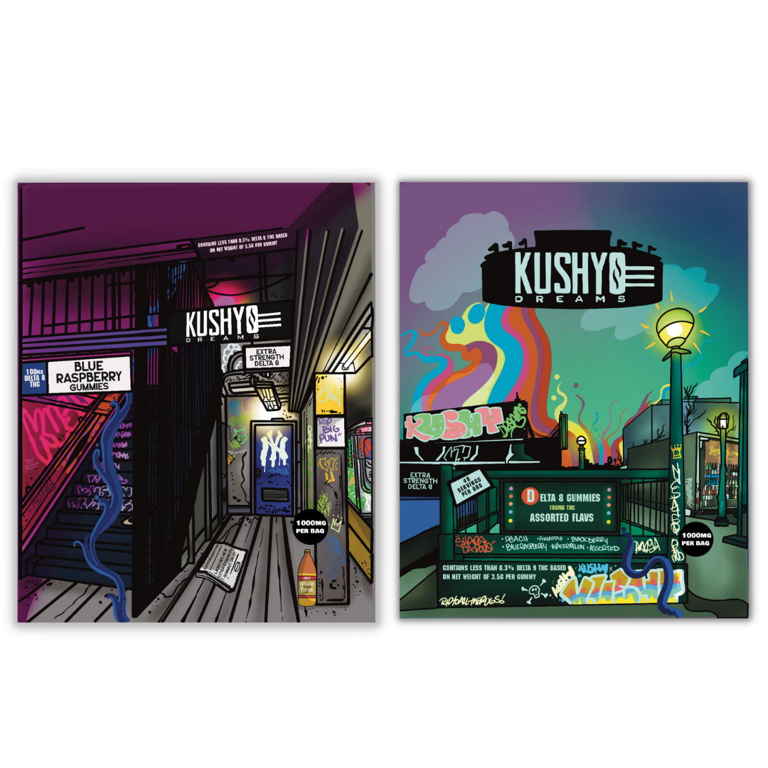 Kushy Dreams Artist Series – Gummies Bundle (D8/D9) Best Sales Price - Bundles