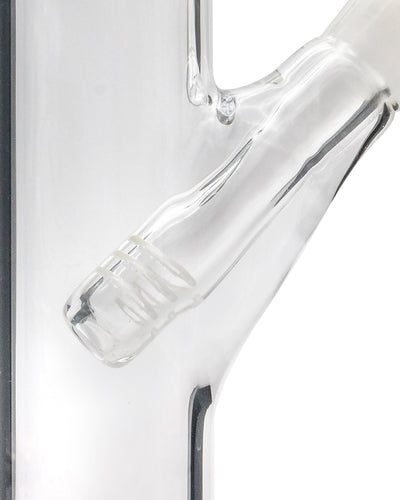 LA Pipes 12" Clear Single UFO Showerhead Perc Straight Tube Best Sales Price - Bongs