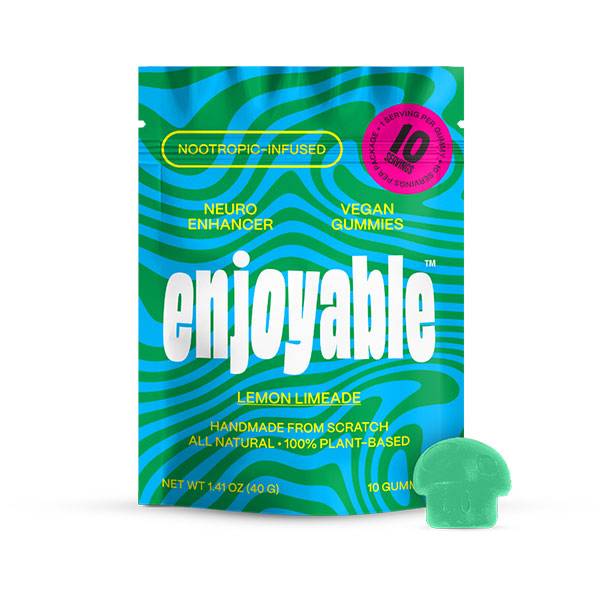 Enjoyable Neuro Enhancer Vegan Gummies | 2pk or 10pk Best Sales Price - Gummies