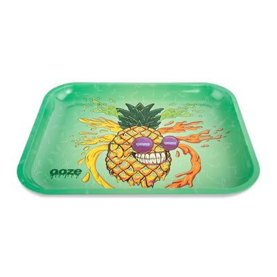 Ooze Rolling Tray - Metal - Large Best Sales Price - Rolling Papers & Supplies