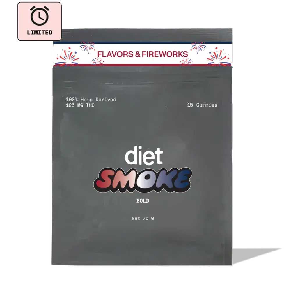 Diet Smoke Fireworks 125MG THC 15 GUMMIES Best Sales Price - Gummies