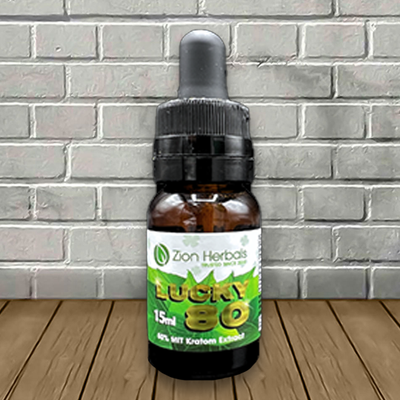 Zion Herbals Lucky 80 80% Liquid Kratom Extract 15ml Best Sales Price - Kratom