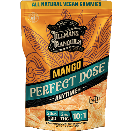 Tillmans Tranquils Mango 10:1 CBD:THC Gummies Best Sales Price - Gummies