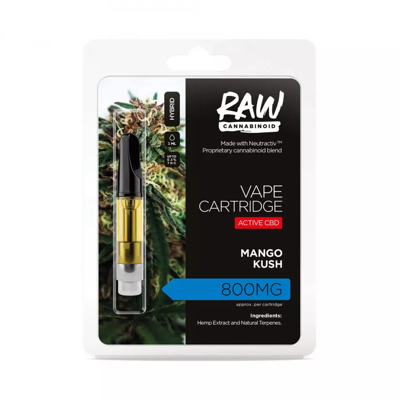 Mango Kush Strain Vape Pen - Mango Kush Cartridge Active CBD Cartridge RAW 800mg Best Sales Price - Vape Pens