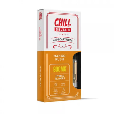 Mango Kush Strain Vape Pen - Mango Kush Cartridge Delta 8 THC Chill Plus 900mg Best Sales Price - Vape Pens