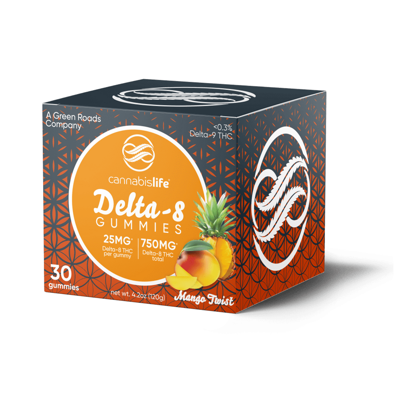 Cannabis Life Mango Twist Delta-8 Gummies - (30ct) 750mg Best Sales Price - Gummies