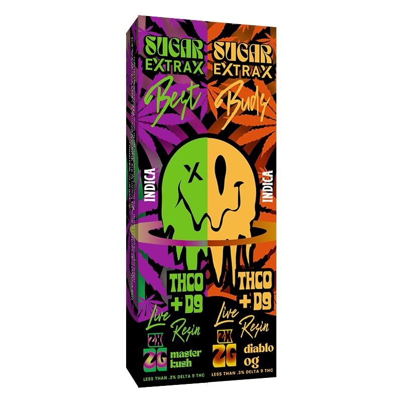 Master Kush X Diablo OG Sugar Extrax Disposables – 2 Pack
