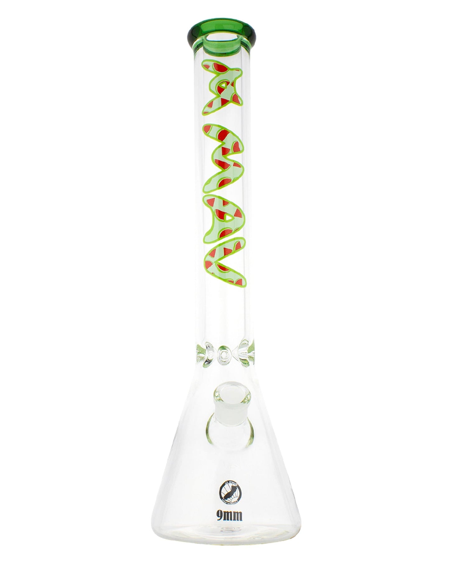 MAV Glass 18" 9mm Special Decal Beaker Bong Best Sales Price - Bongs