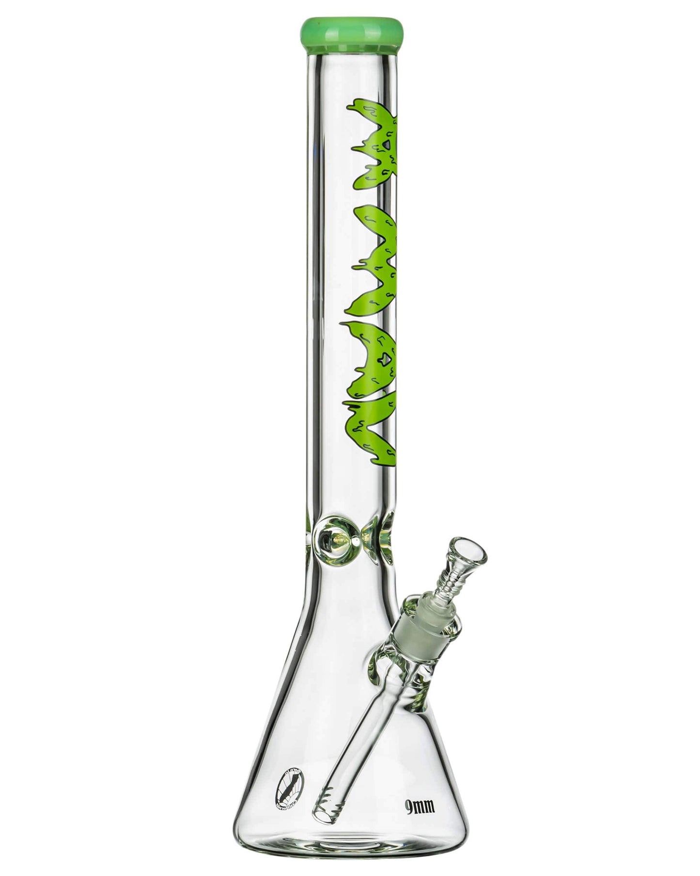 MAV Glass 18" 9mm Special Decal Beaker Bong Best Sales Price - Bongs