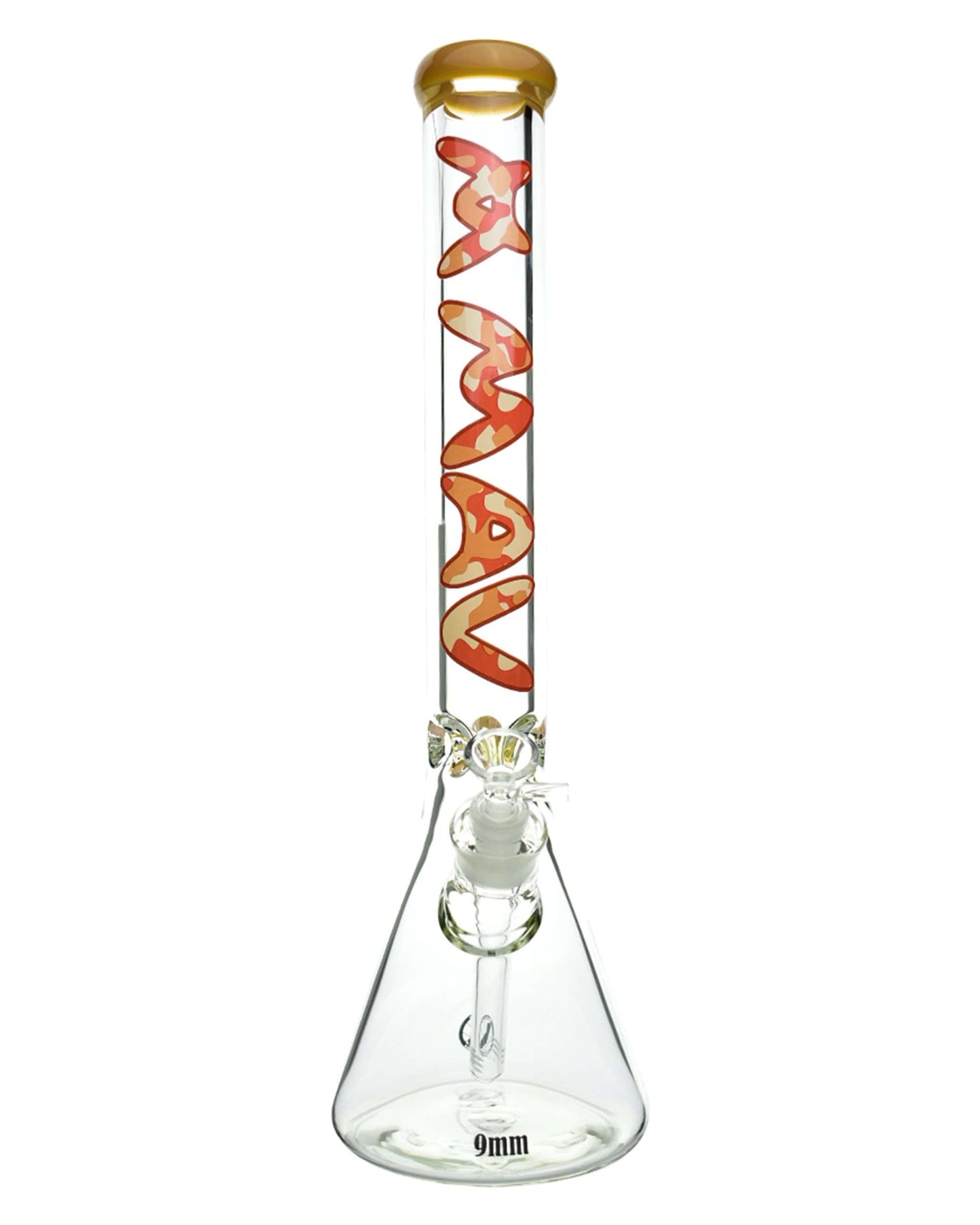 MAV Glass 18" 9mm Special Decal Beaker Bong Best Sales Price - Bongs