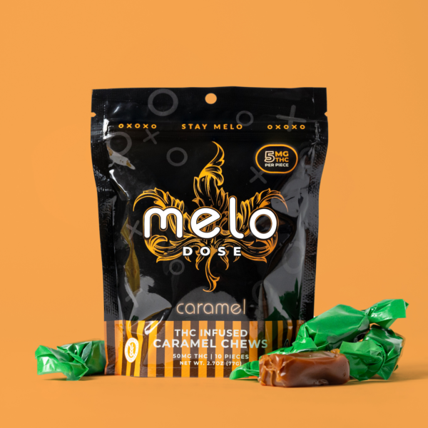 Melo Dose – Caramel Chews 50MG Delta-9 THC Sweets Best Sales Price - Accessories