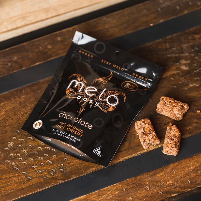 Melo Dose – Chocolate 50MG Delta-9 THC Rice Crispy Best Sales Price - CBD