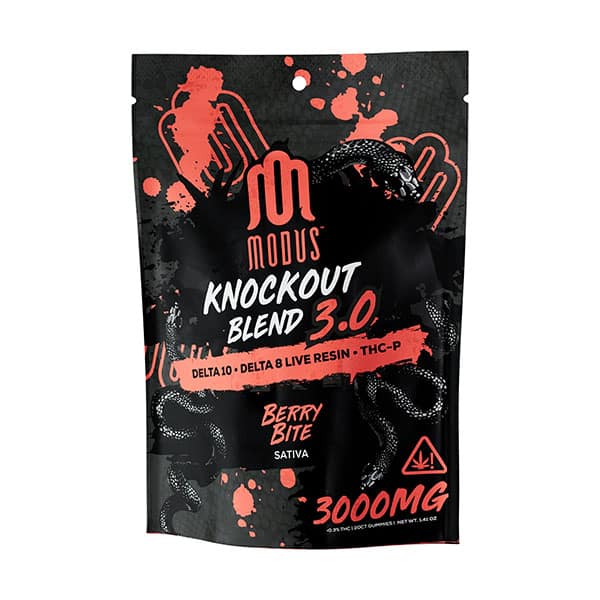 Modus Knockout Blend 3.0 Gummies 3000mg (20pcs) Best Sales Price - Gummies