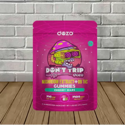 Dozo Don’t Trip Mushroom Extract + D9 Gummies 7100mg Best Sales Price - Gummies