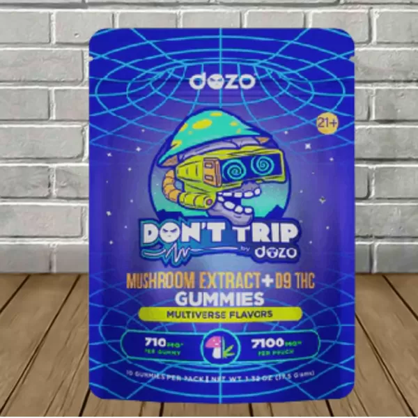 Dozo Don’t Trip Mushroom Extract + D9 Gummies 7100mg Best Sales Price - Gummies
