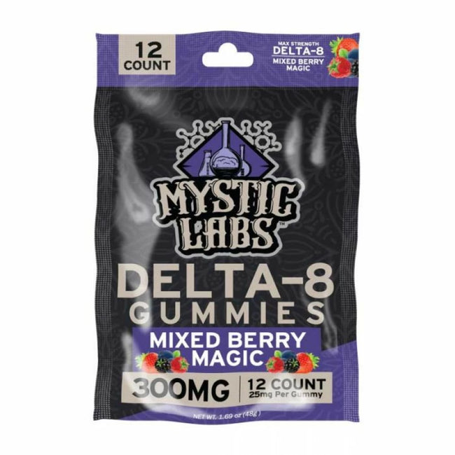 Mystic Labs Mixed Berry Magic 25mg Gummies (12pc) Best Sales Price - Gummies