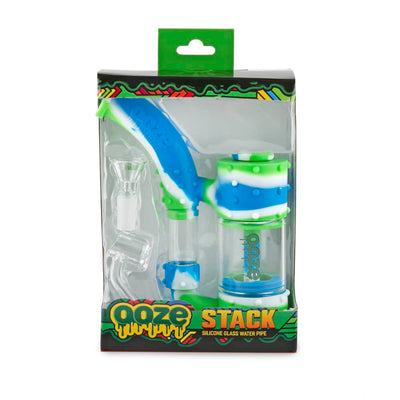 Ooze Stack Pipe Silicone Bubbler Best Sales Price - Bongs