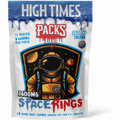 Packs x High Times Delta Space Rings 3600mg 12pc Best Sales Price - Gummies