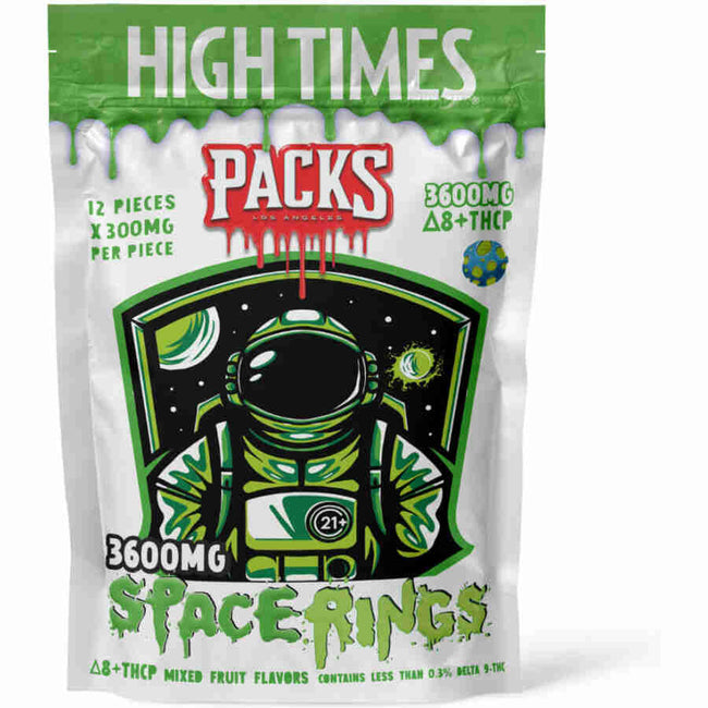 Packs x High Times Delta Space Rings 3600mg 12pc Best Sales Price - Gummies