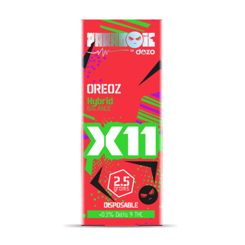 Dozo Paranoic X11 Live Resin Disposable 2.5G Best Sales Price - Vape Pens