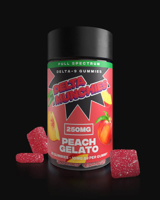 Delta Munchies Peach Gelato Delta 9 Gummies Best Sales Price - Gummies