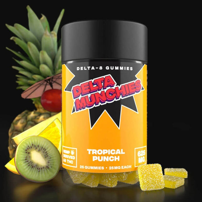 Delta Munchies Tropical Punch Delta 8 Gummies Best Sales Price - Gummies
