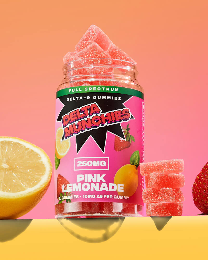 Delta Munchies Pink Lemonade Delta 9 Gummies Best Sales Price - Gummies