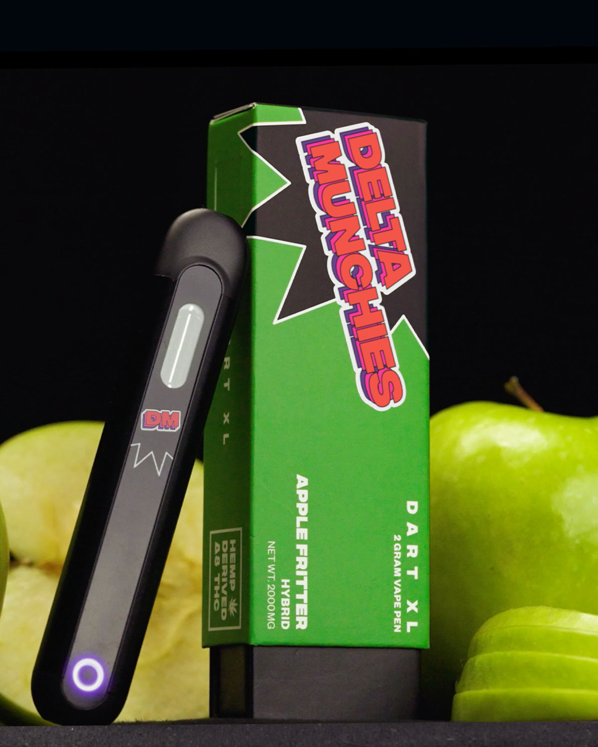 Delta Munchies Apple Fritter 2G Delta 8 Dart XL Best Sales Price - Vape Pens