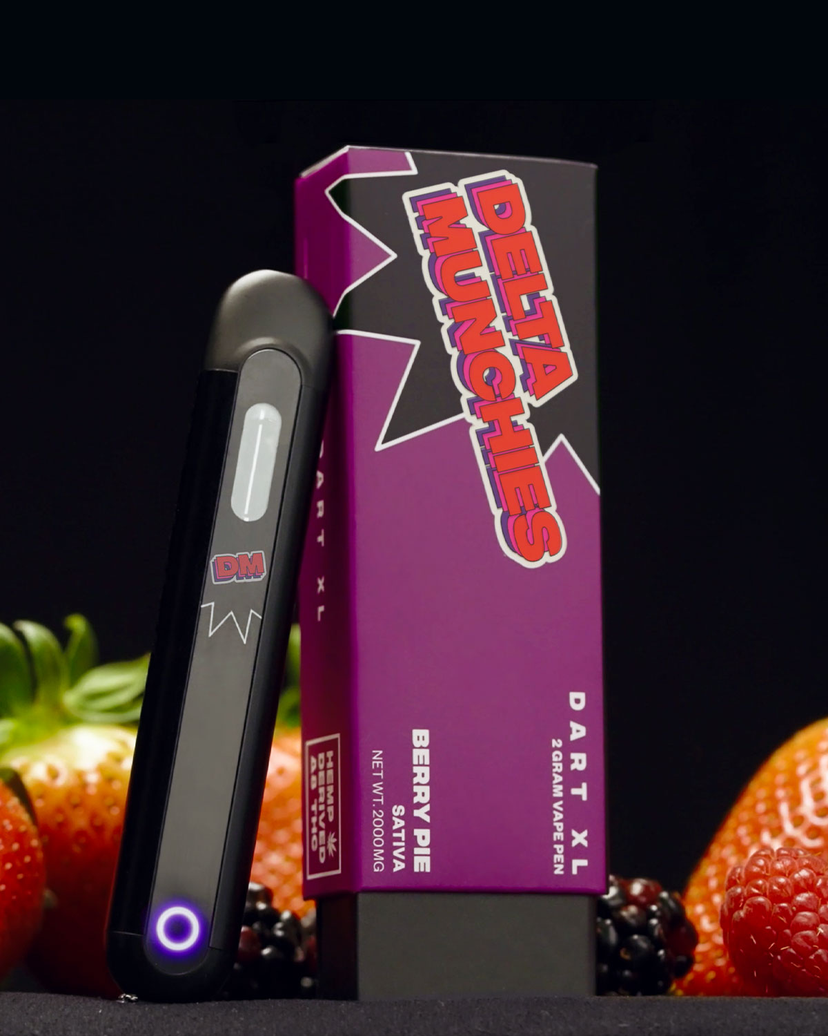 Delta Munchies Berry Pie 2G Delta 8 Dart XL Best Sales Price - Vape Pens