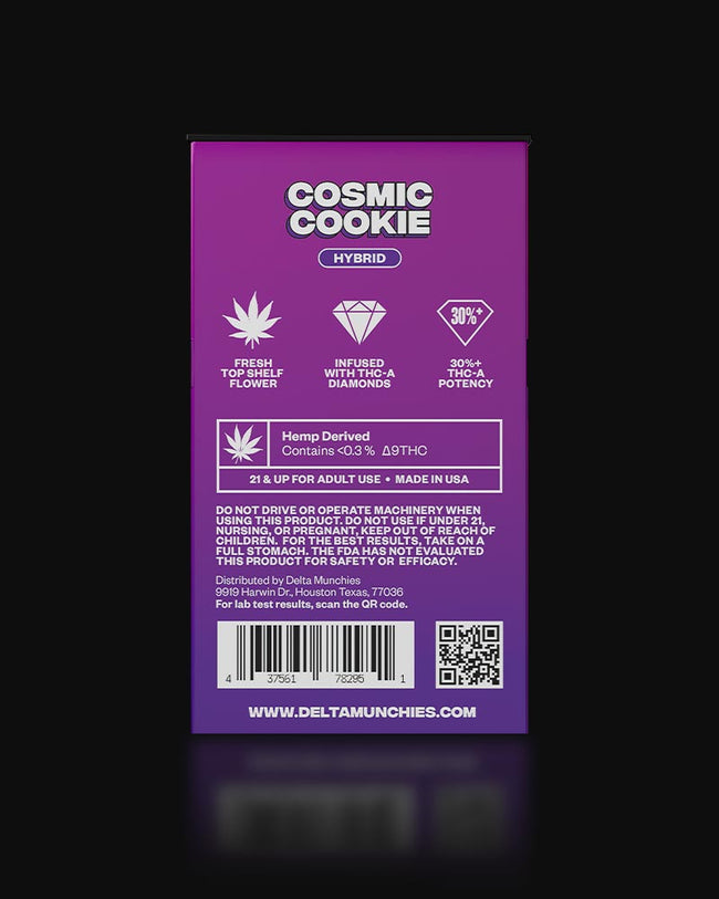 Delta Munchies Cosmic Cookies 1g THCA Infused Prerolls (5 Pack) Best Sales Price - Pre-Rolls