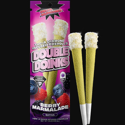 Delta Munchies Berry Marmalade Infused Prerolls (2 Pack) Best Sales Price - Pre-Rolls