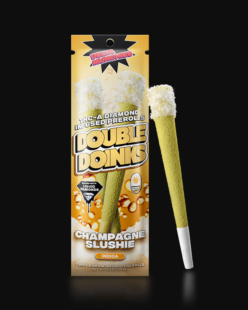 Delta Munchies Glazed Donut Infused Prerolls (2 Pack) Best Sales Price - Pre-Rolls