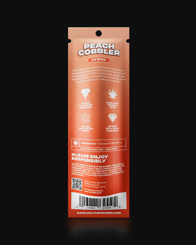 Delta Munchies Peach Cobbler Infused Prerolls (2 Pack) Best Sales Price - Pre-Rolls