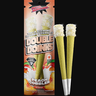 Delta Munchies Peach Cobbler Infused Prerolls (2 Pack) Best Sales Price - Pre-Rolls