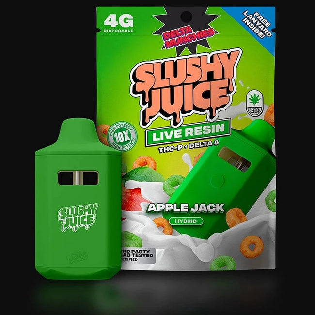 Delta Munchies Apple Jack Slushy Juice 4G THC-P Vape Best Sales Price - Vape Pens