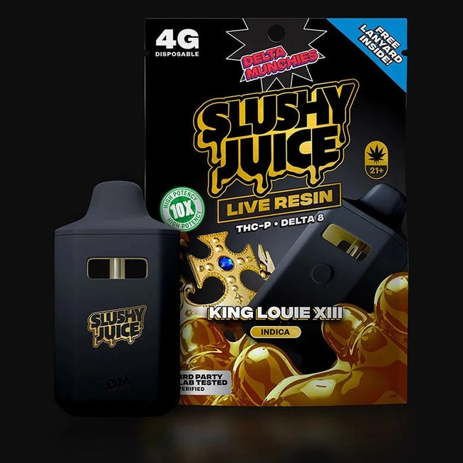 Delta Munchies King Louie XIII Slushy Juice 4G THC-P Vape Best Sales Price - Vape Pens