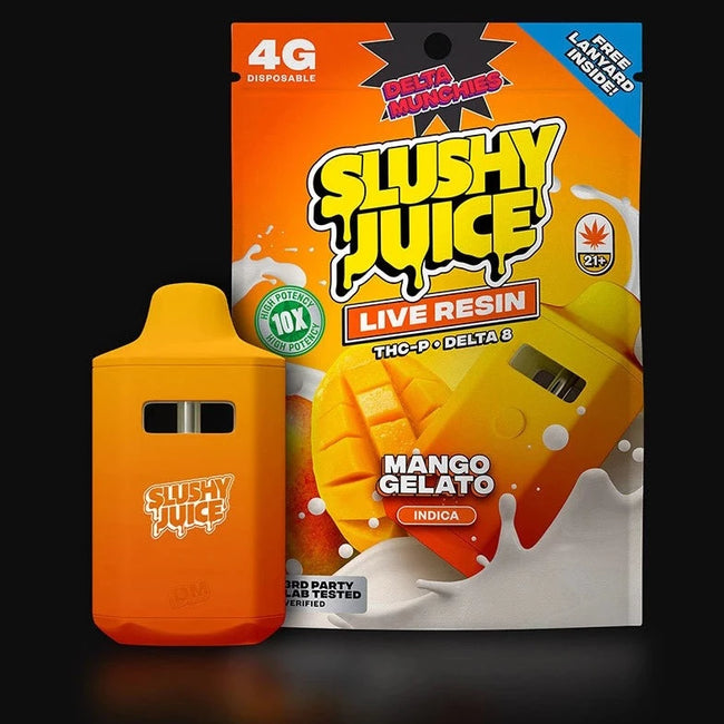 Delta Munchies Mango Gelato Slushy Juice 4G THC-P Vape Best Sales Price - Vape Pens