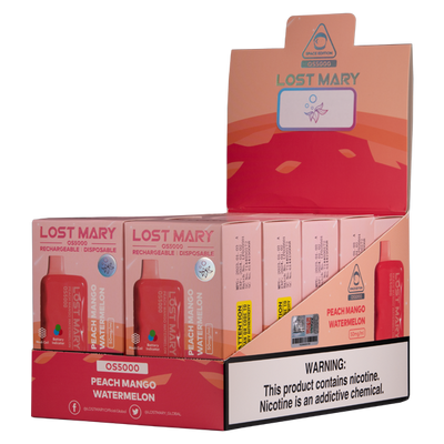 Peach Mango Watermelon Lost Mary OS5000 Best Sales Price - Disposables