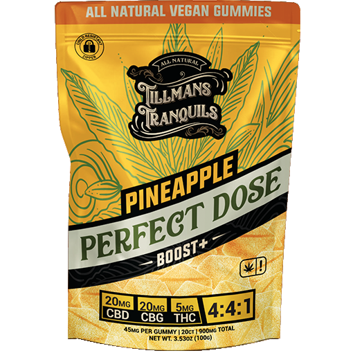 Tillmans Tranquils Pineapple 4:4:1 CBD:CBG:THC Gummies Best Sales Price - Gummies