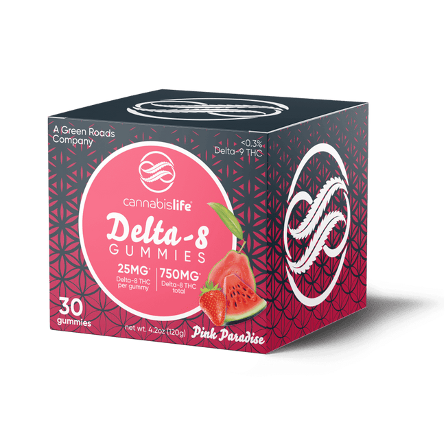 Cannabis Life Pink Paradise Delta-8 Gummies Best Sales Price - Gummies