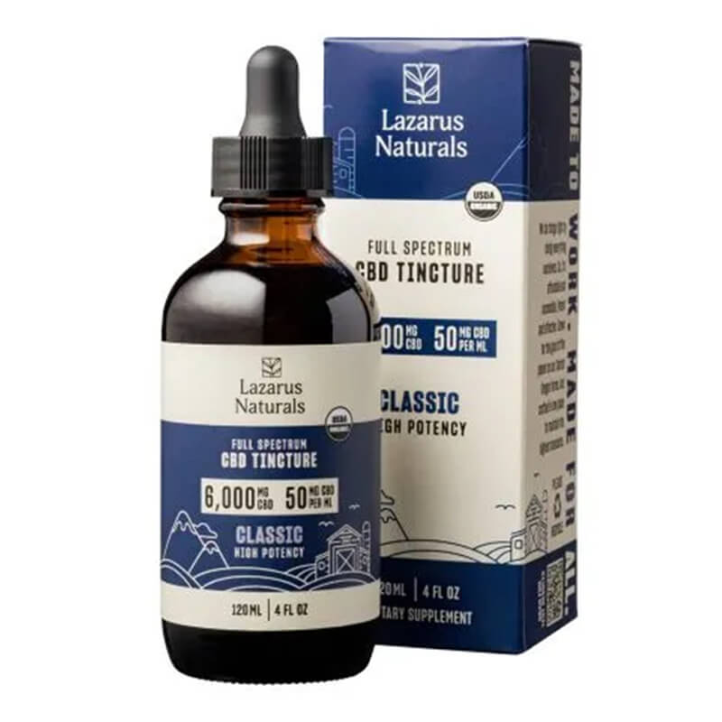 Full Spectrum Classic CBD Oil Tincture – Lazarus Naturals Best Sales Price - Tincture Oil