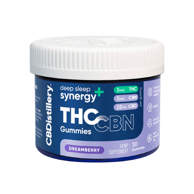 Deep Sleep Synergy CBD Gummies with THC + CBN – Dreamberry – CBDistillery Best Sales Price - Gummies