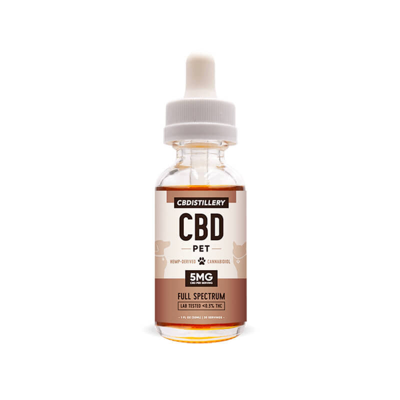Full Spectrum CBD Oil for Pets – 150mg – CBDistillery Best Sales Price - Tincture Oil