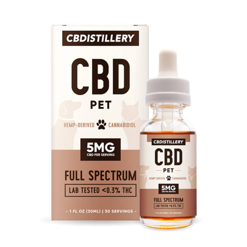 Full Spectrum CBD Oil for Pets – 150mg – CBDistillery Best Sales Price - Tincture Oil