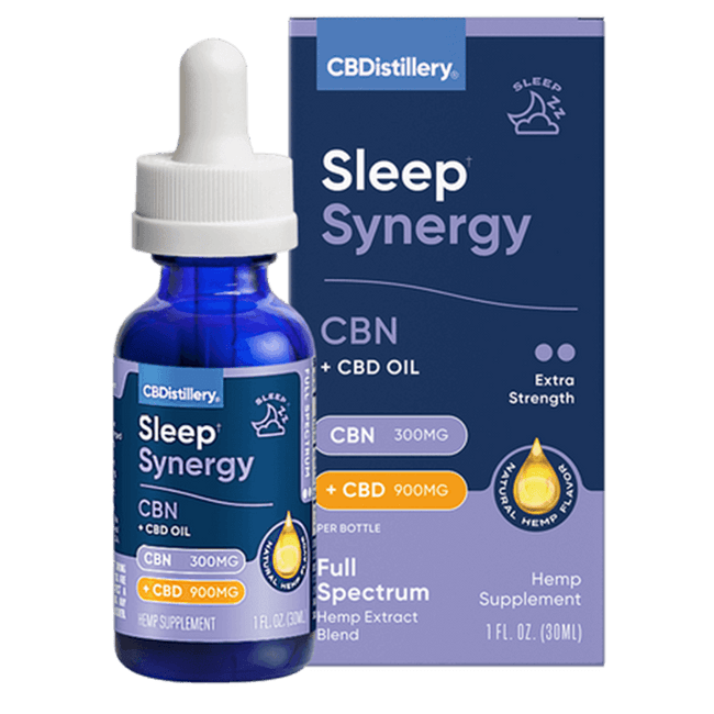 Sleep Synergy CBD Oil Tincture with CBN – CBDistillery Best Sales Price - Tincture Oil