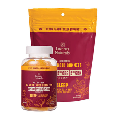 CBD Gummies for Sleep with CBG & CBN – Lazarus Naturals Best Sales Price - Gummies