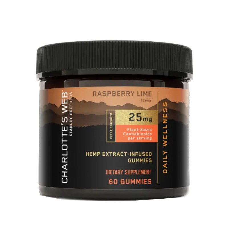 Daily Wellness CBD Gummies – Raspberry Lime 25MG – Charlotte’s Web Best Sales Price - Gummies