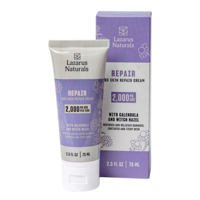 Full Spectrum CBD Cream – Skin Repair – Lazarus Naturals Best Sales Price - Topicals